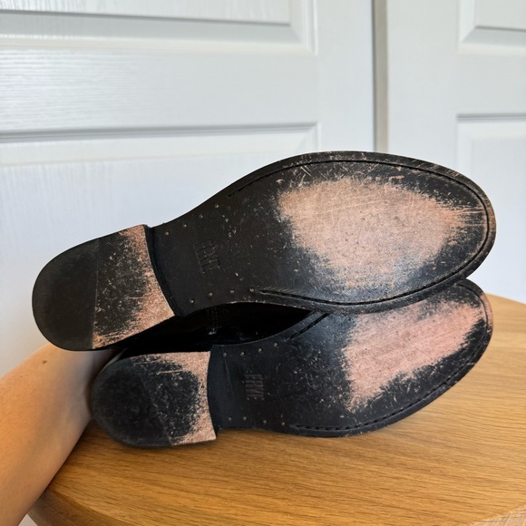 Frye Melissa Button Inside Zip Knee High Leather Boots - Picture 9 of 9